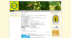 Desktop Screenshot of berufsimkerei-kremerskothen.de